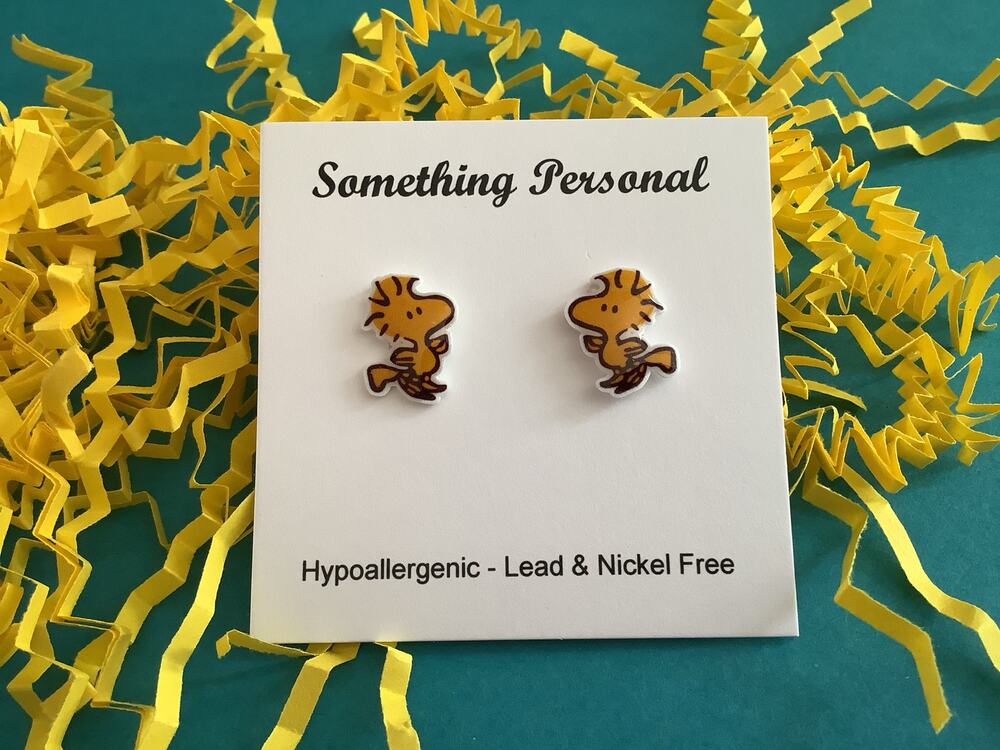 Woodstock Post Earrings - Charlie Brown & the Gang